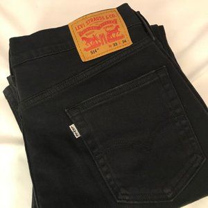 Levi's Men's 514 Black Jeans